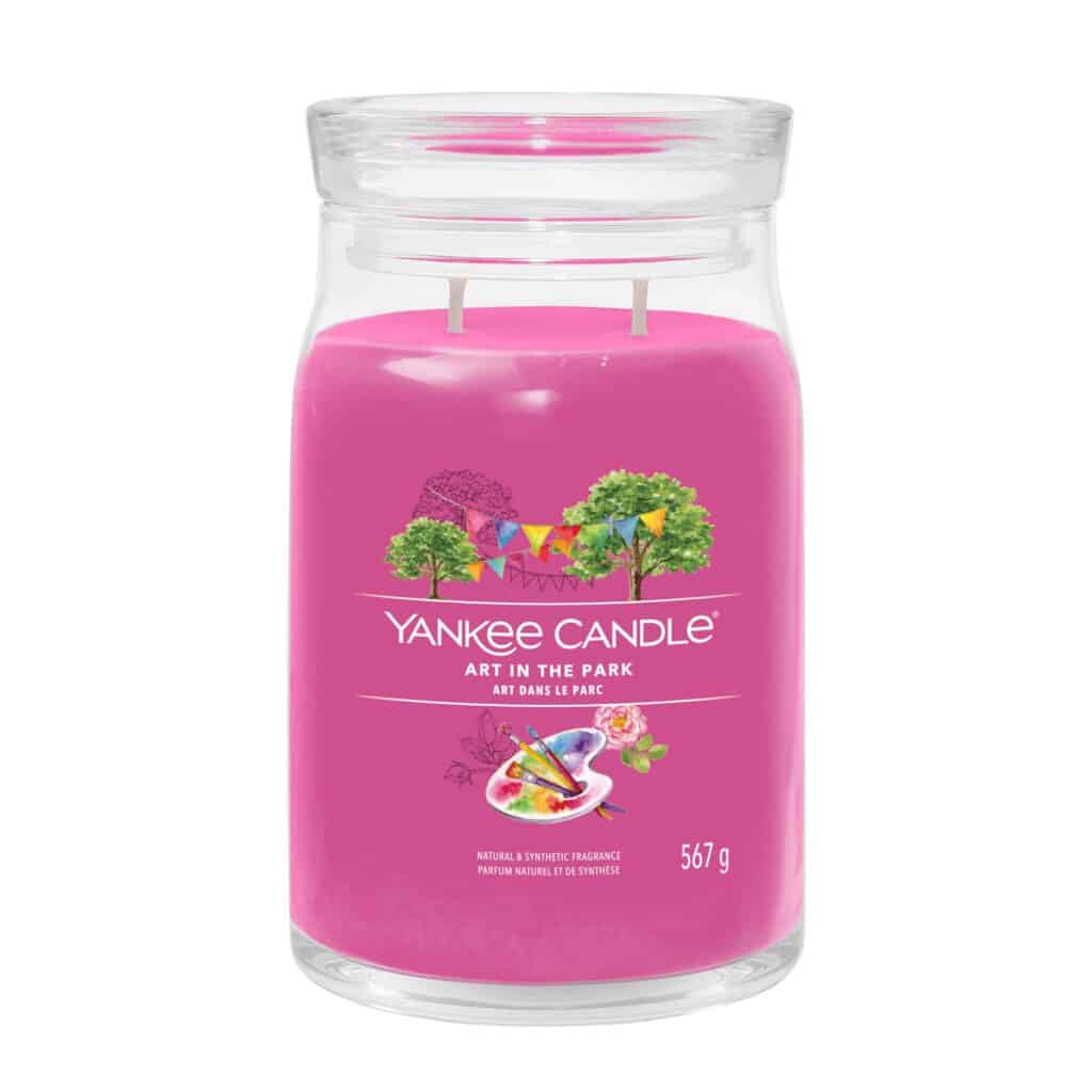 Bougie Yankee Candle -Art in the Park-Marseille au Les Bains des 5 Avenues