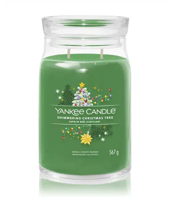 Bougie Yankee Candle Sapin de Noël Scintillant