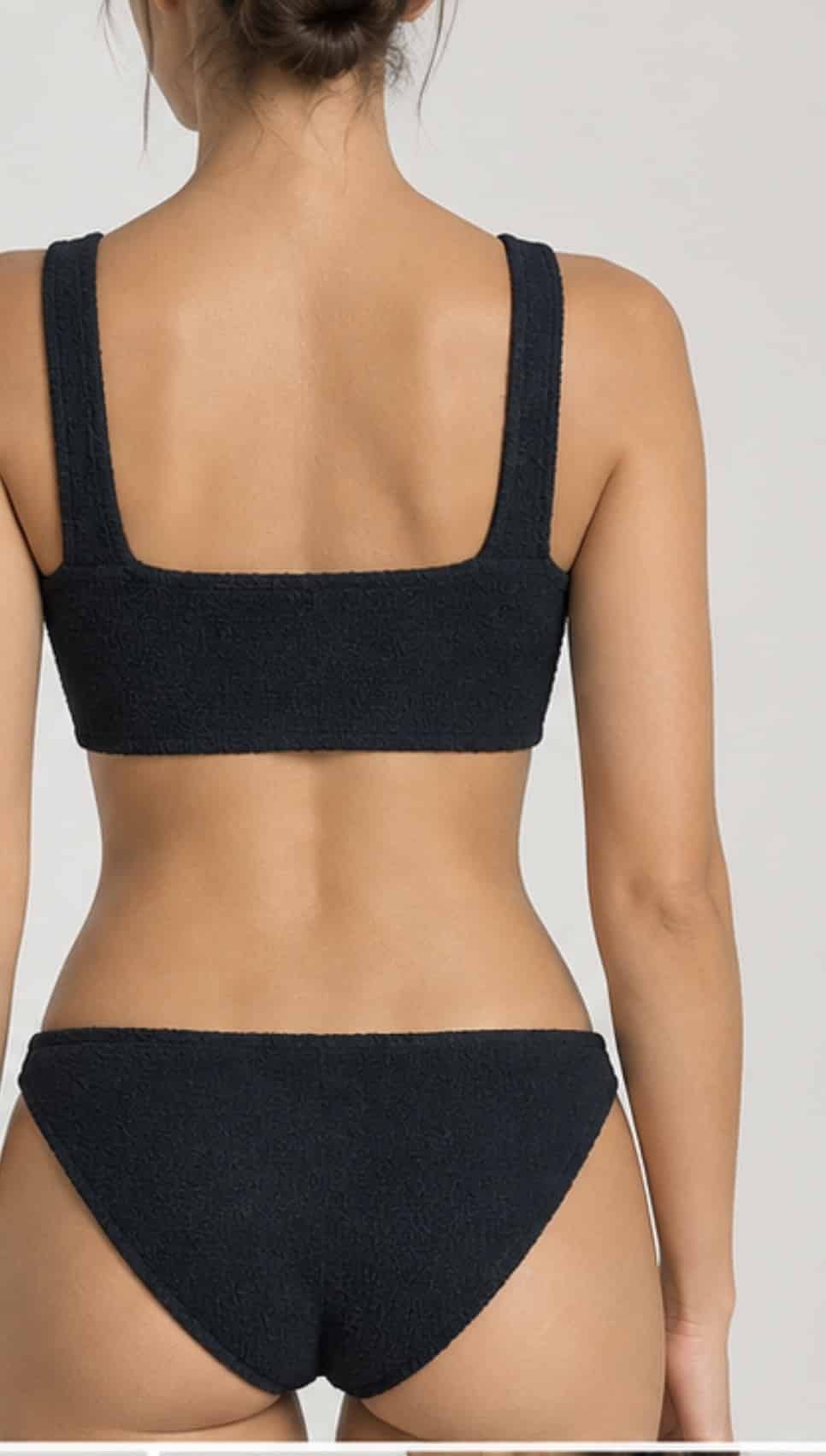 Haut de maillot brassière noir – Image 2