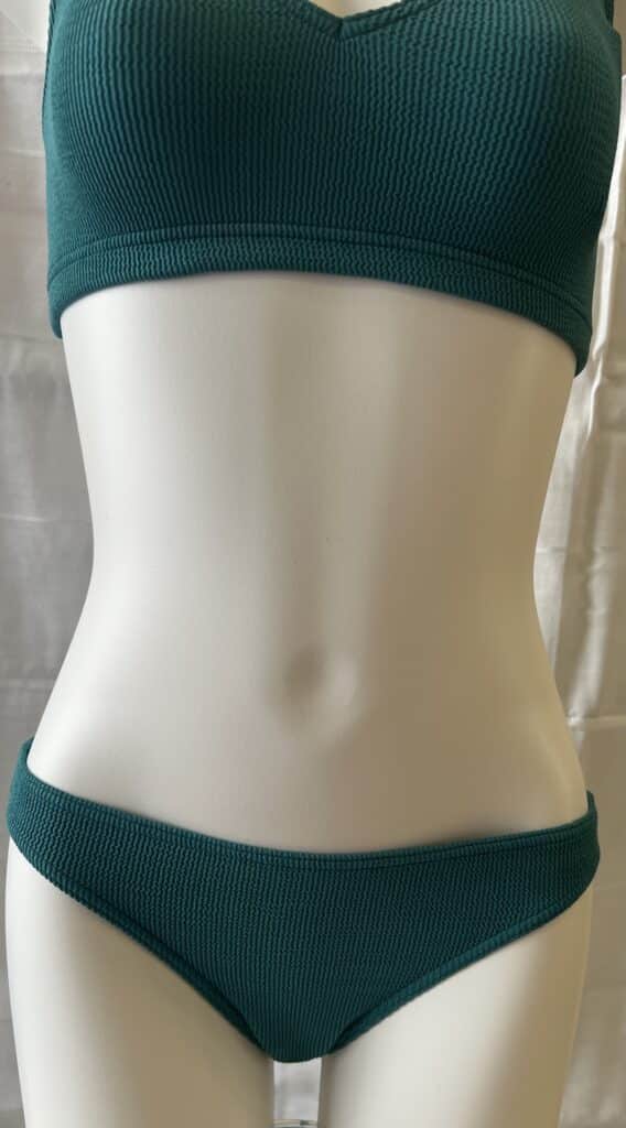 Maillot de bain 2 pieces RAYODUCA TWIRLY vert émeraude