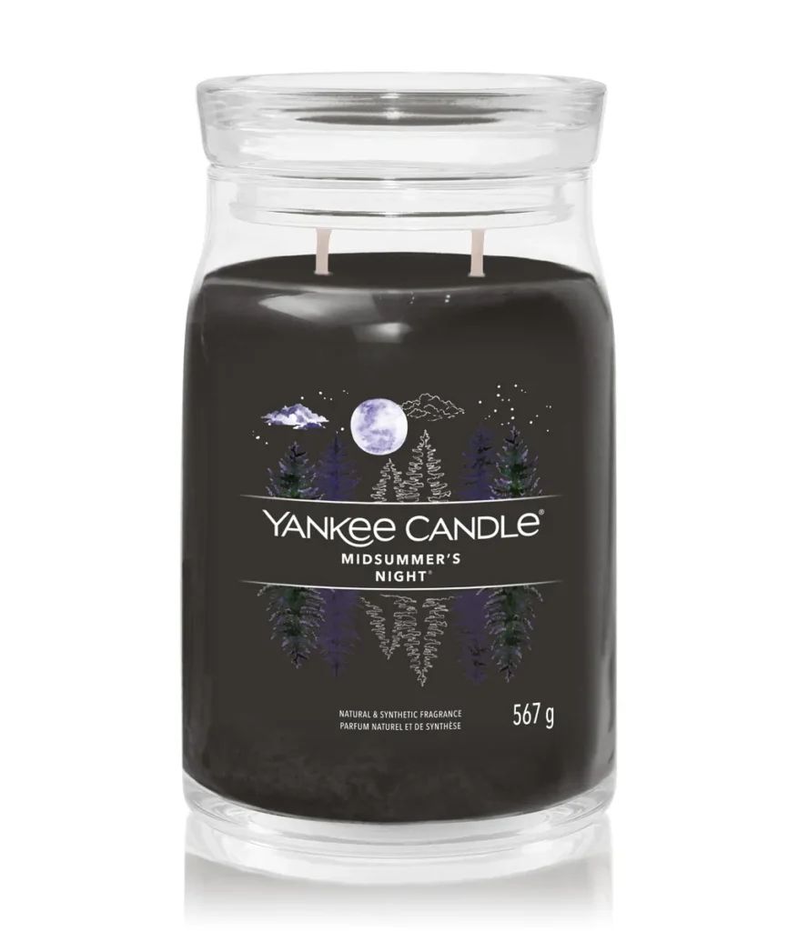 Midsummer's Night grande bougie Yankee Candle jarre signature
