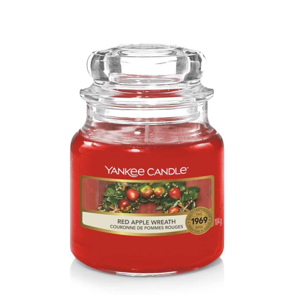 Yankee Candle Petit pot de couronne de Pomme rouge