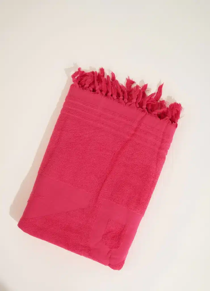 Serviette de plage fuchsia POPSY TOWELY