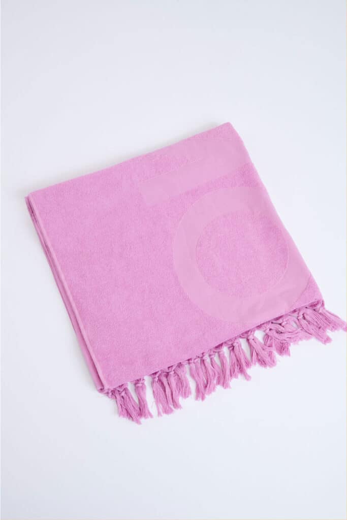 Serviette de plage violette POPSY TOWELY