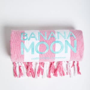 Fouta rayé rose AISSIA MARBELLA