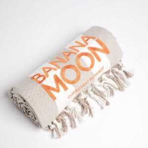 Fouta rayé beige AISSIA MARBELLA