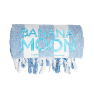 Fouta rayé bleu océan  AISSIA MARBELLA