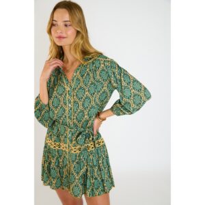 Robe beachwear Banana Moon Girona Flowerlife – fraîcheur et élégance estivale
