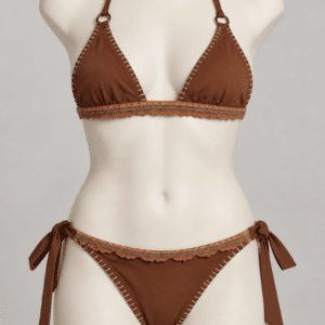 Maillot de bain deus pièces marron terracotta WAKOMADIA SOLANY - BANANA MOON