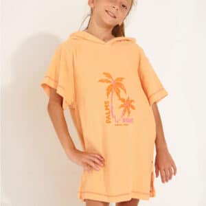 Poncho Whiteb Banana Moon
