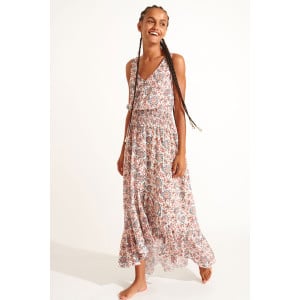 Robe Beachwear ecru TARA MATAPALOVOIL Banana Moon