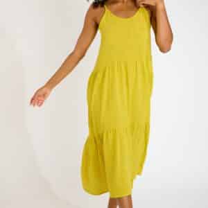 Robe longue jeaune Banana Moon LAGUNA CAMERON