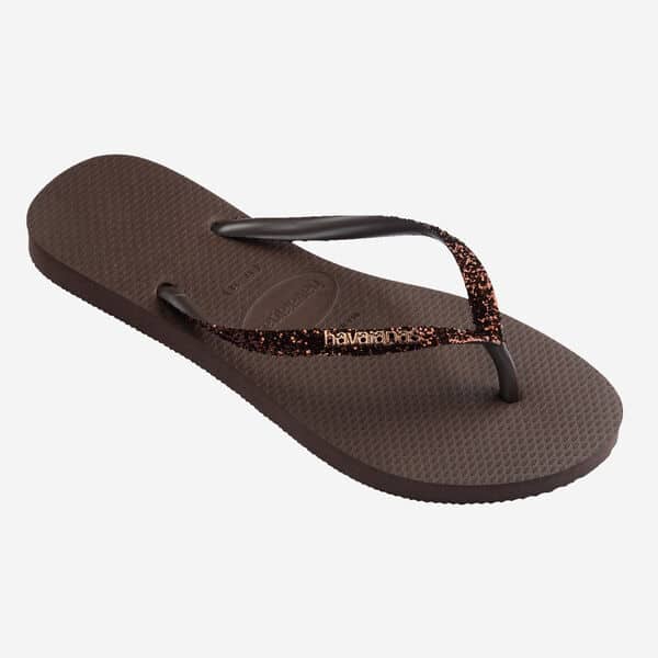 Havaianas Slim Glitter II marron foncé – Image 4