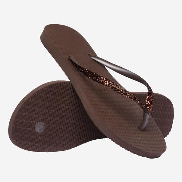 Havaianas Slim Glitter II marron foncé – Image 3