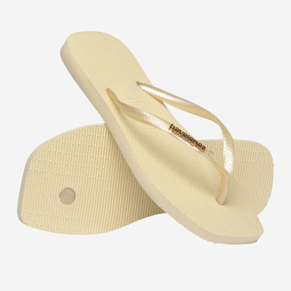 Havaianas Square Logo Metalic beige – Image 5