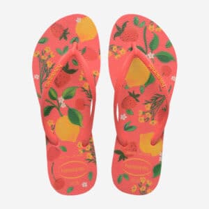 Havaianas Slim Summer Bliss en Fleurs tropical corail