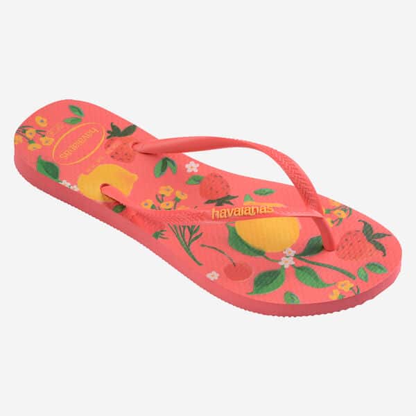 Havaianas Slim Summer Bliss en Fleurs tropical corail – Image 3