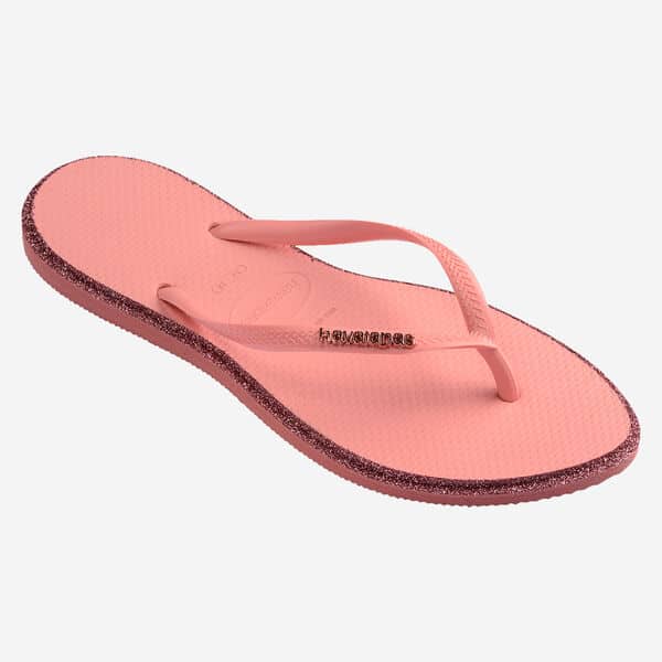 Havaianas Slim Point Glitter rose pêche – Image 5