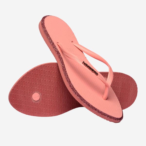Havaianas Slim Point Glitter rose pêche – Image 3