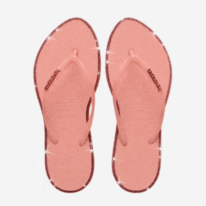 Havaianas Slim Point Glitter rose pêche