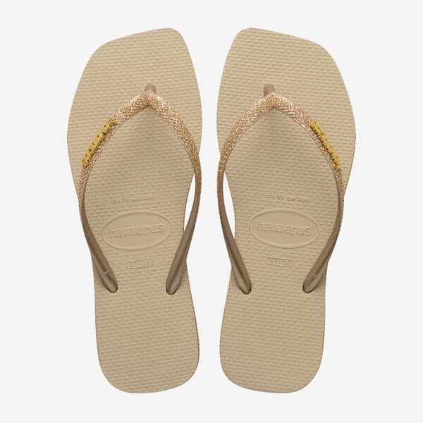 Havaianas Slim Square Sparkle beige sable – Image 2