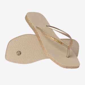 Havaianas Slim Square Sparkle beige sable