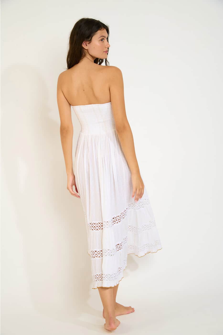 Robe transformable en jupe blanche Ethel Sealove – Image 3