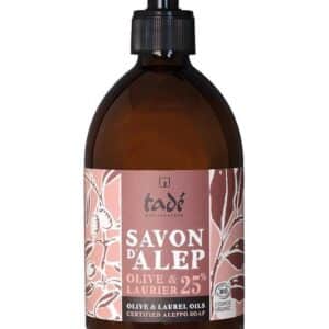 Savon d'Alep liquide laurier 25% de Tadé