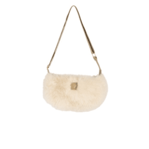 Sac fausse fourrure Budalli - Le Voyage en Panier-écru