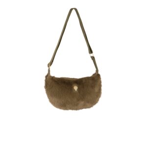 Sac banane fausse fourrure kaki Budalli-Le Voyage en Panier